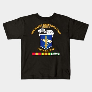 3rd Radio Research Unit Mobile Det  w VN SVC - Blue Kids T-Shirt